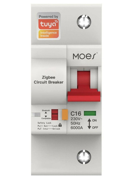 MOES ZCB-SC-2P80-EN ZigBee circuit breaker/ZigBee circuit breaker ；2P,80A