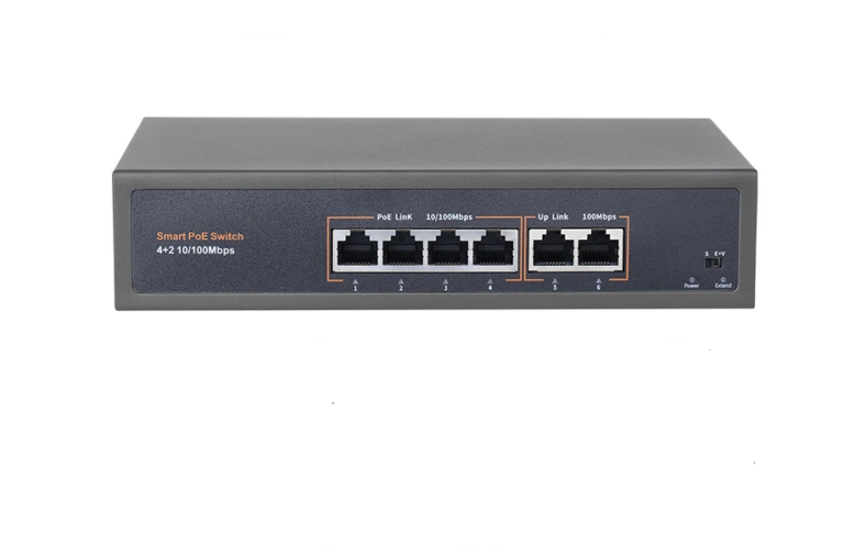 POE switch 4806P (100Mbps 4+2)