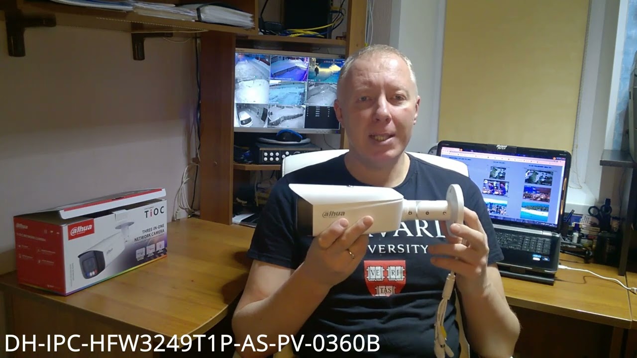 Камера Dahua HAC-HFW1239TLMP-A-LED 2MP Full Color Starlight уличная PIR сирена