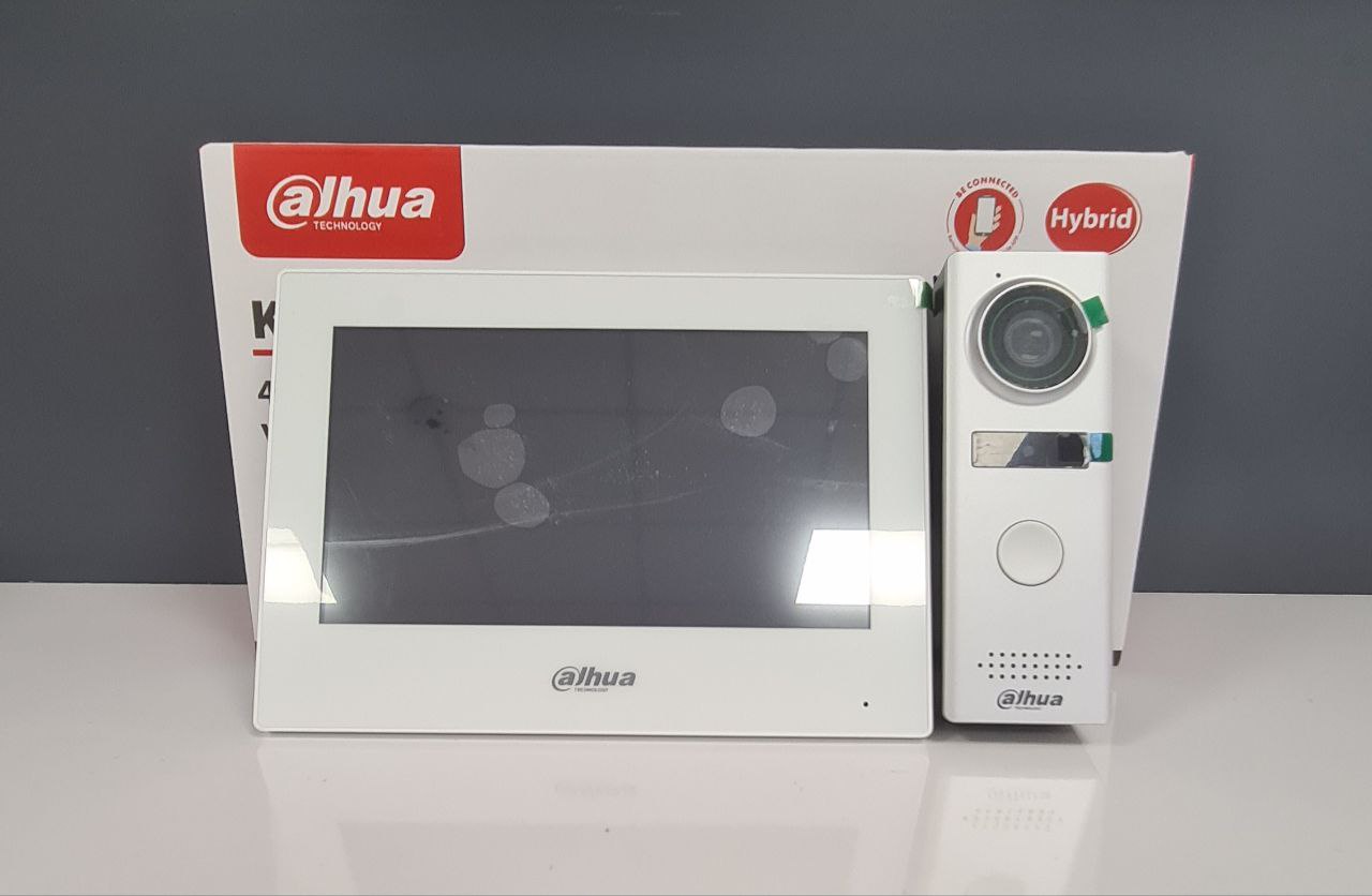 IP видеодомофон Dahua DHI‑KTH01 Kit комплект, 2‑канальный, PoE