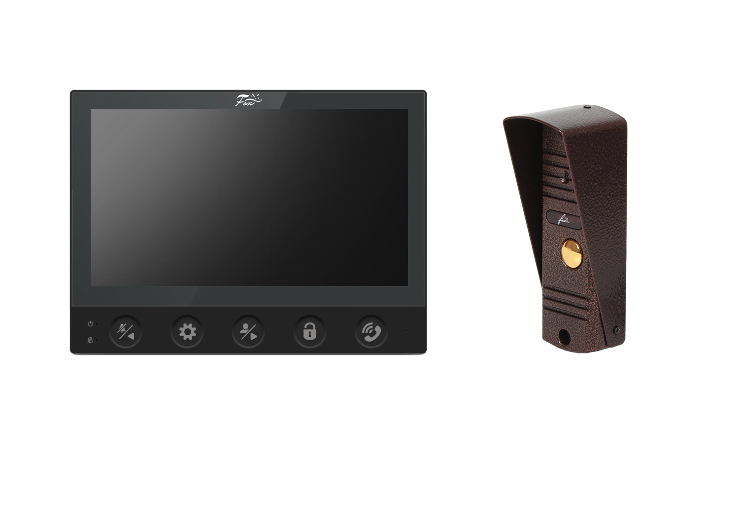 IP видеодомофон Dahua DHI‑VTH8A41KMS‑W, 2‑канальный, PoE, 1080p, Wi‑Fi, 8‑м