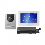 IP видеодомофон Dahua KTP04(S) Kit комплект, 2‑канальный, PoE, 1080p, RFID