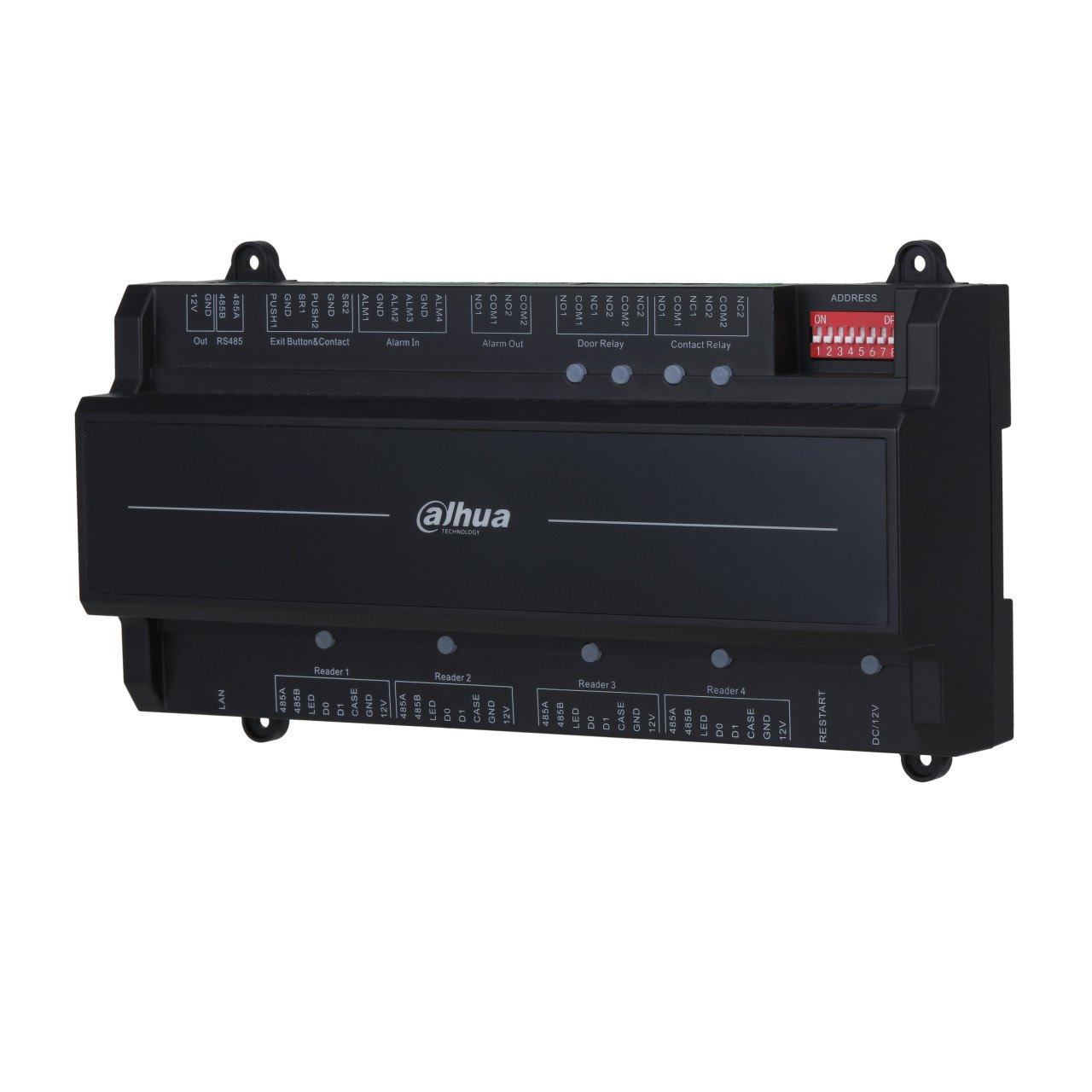 Контроллер доступа DHI‑ASC2204B‑S, 4‑двери + 1‑направление, PoE