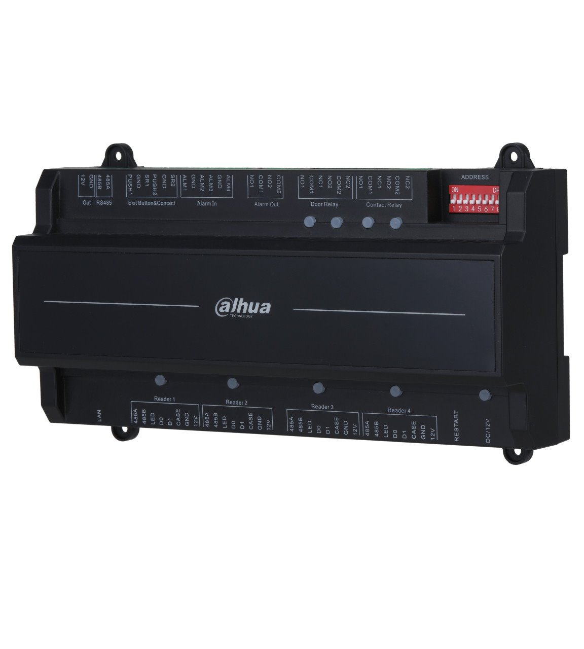 Контроллер доступа DHI‑ASC2204B‑S, 4‑двери + 1‑направление, PoE