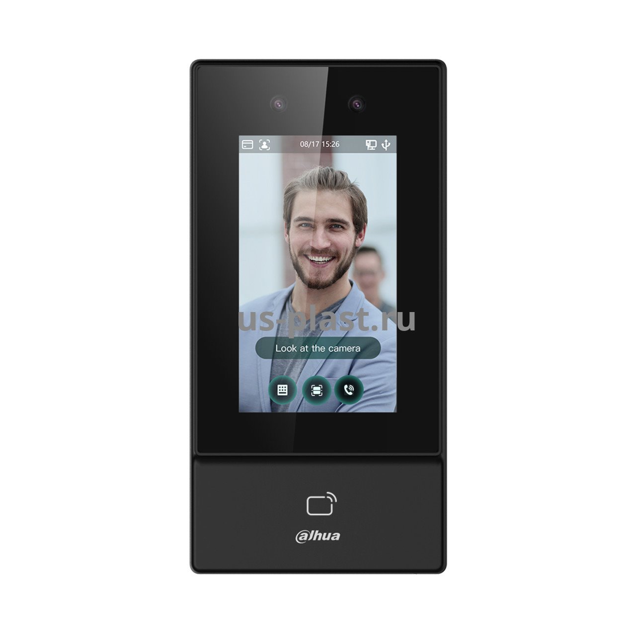 Терминал контроля доступа с распознаванием лиц DHI‑ASI6213S‑D, 1‑канальный, PoE