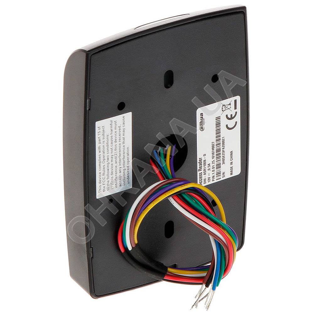 RFID считыватель Dahua ASR1100B-D IP55 (идентификация: карта)