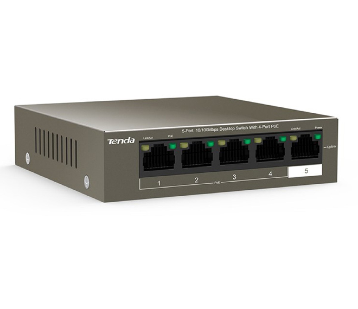 Коммутатор TENDA TEF1016D 16xFE, 16-port Стоечный, Неуправляемый
