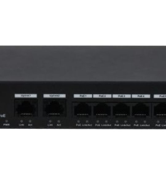 POE Неуправляемый коммутатор DH-PFS3009-8ET-65