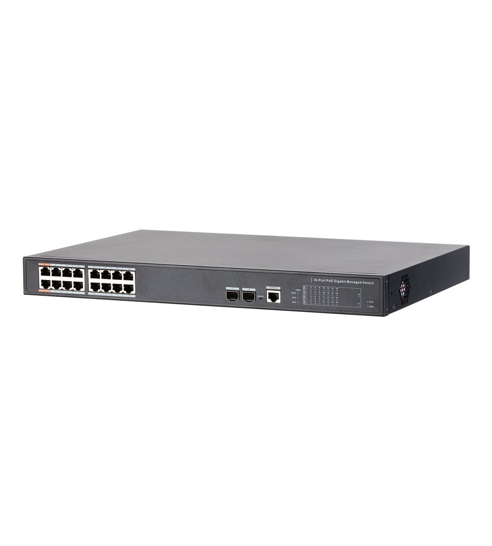 POE Управляемый коммутатор Dahua DH-PFS4218-16ET-190-V3