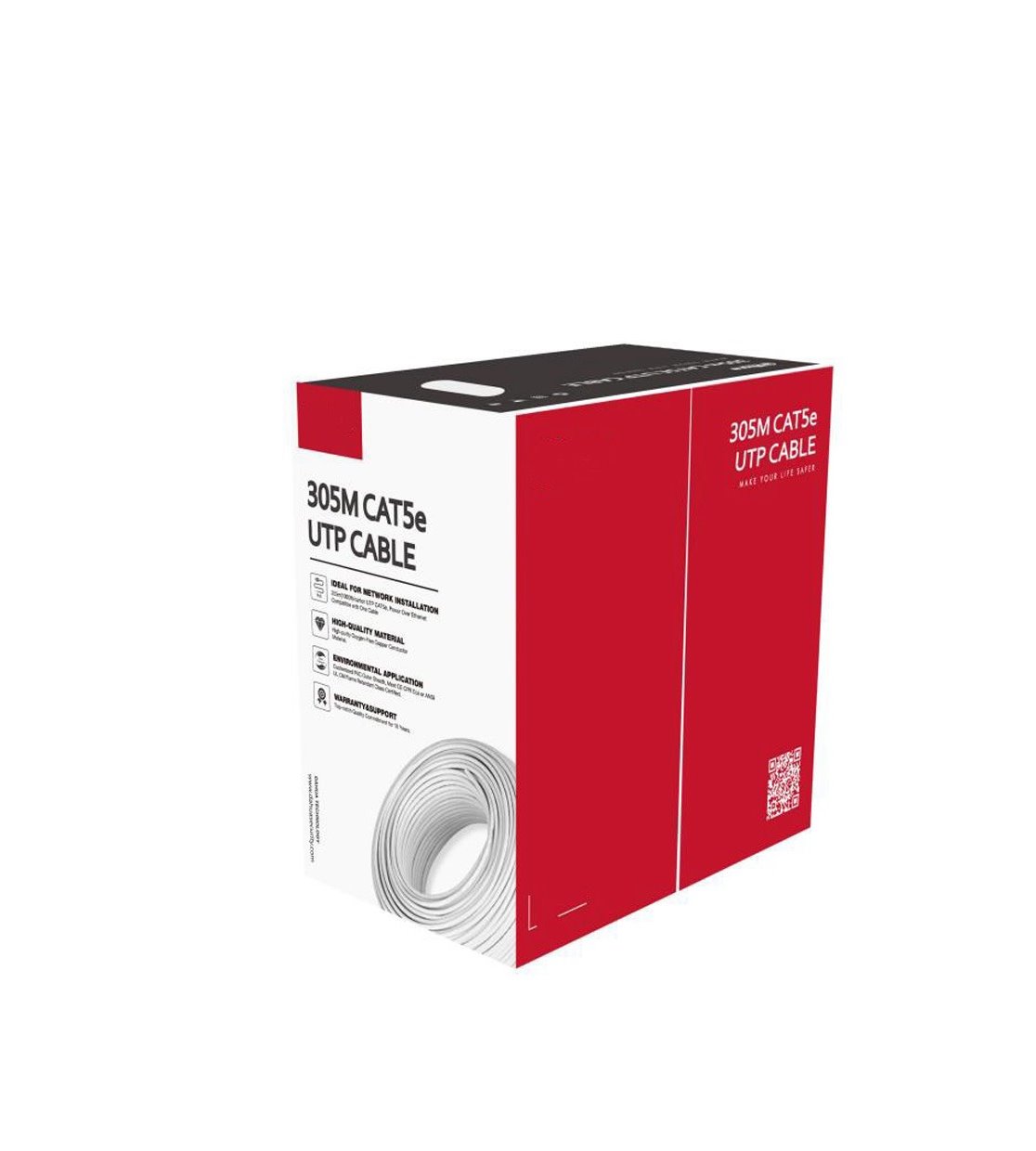 Сетевой кабель Dahua DH-PFM922I-5EUN-C-V2 UTP CAT5 305m