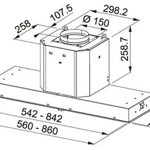 Вытяжка ширина 1,20см