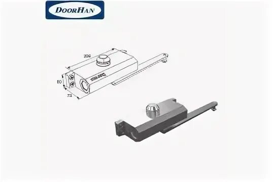 Доводчик DOORMAX 125kg