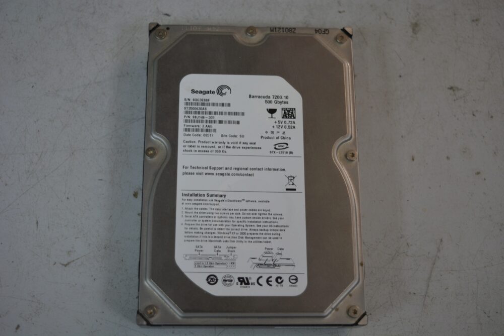 Seagate 500gb pull out