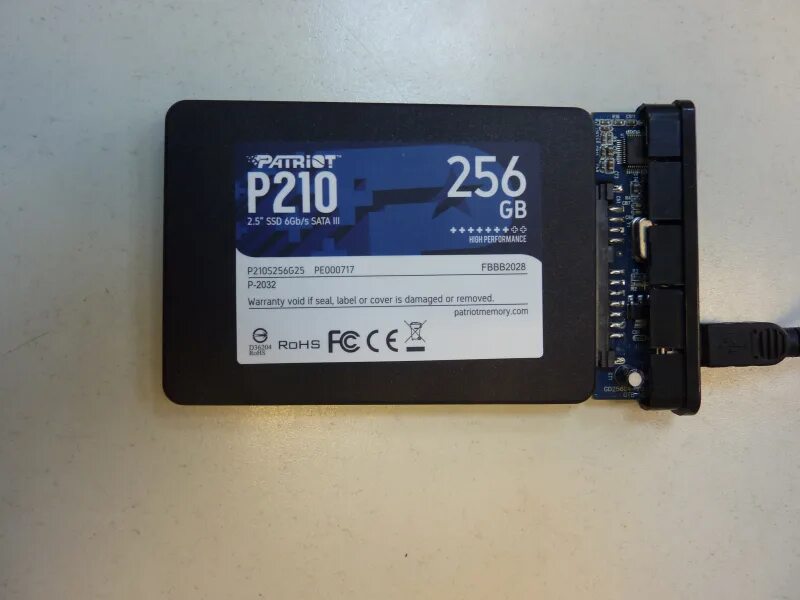 Patriot P210 256gb  SSD