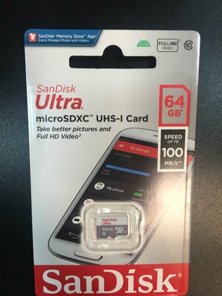 Micro Sd class10 sandisk 64Gb