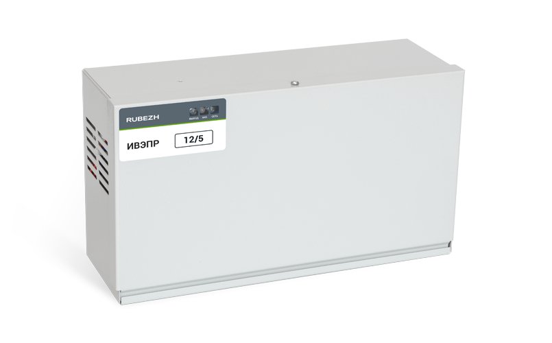 Источник вторичного электропитания резервированный ИВЭПР 12/5 2х12-Р БР РУБЕЖ