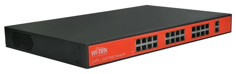 Коммутатор PoE Wi-Tek WI-PS526GH 24FE+1GE+1SFP