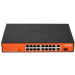 Коммутатор PoE Wi-Tek WI-PS518GH 16FE+1GE+1SFP