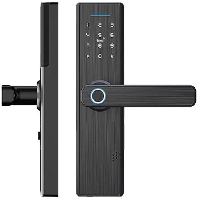 MOES WDL-X1-MS Smart DoorLock/WIFI Door Lock IC Card,Key,Fingerprint,Password,APP.Linkage With