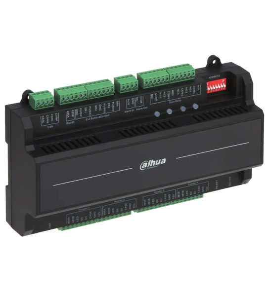 Контроллер доступа DHI‑ASC2104B‑T, 4‑двери, PoE