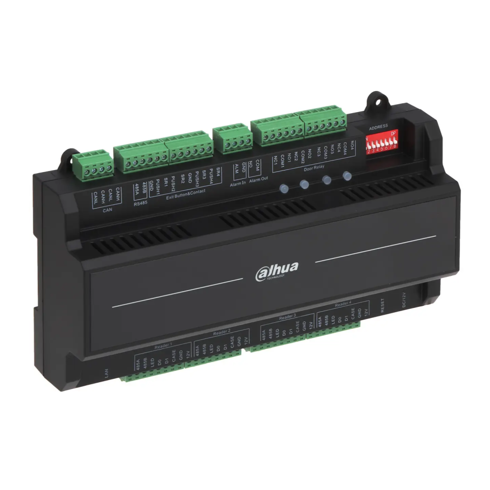 Контроллер доступа DHI‑ASC2104B‑T, 4‑двери, PoE