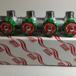 Коллектор FAR 3/4"х1/2" на 4 отвода с вентилями