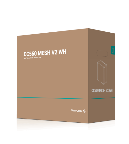 Корпус (CASE) CC560 MESH V2 4F WH/BK
