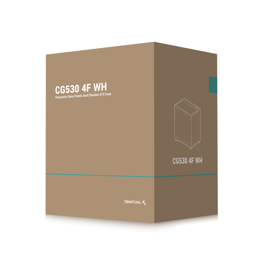 Корпус DeepCool (CASE) CG530 4F WH/BK
