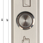 Кнопка выхода Dahua ASF905, 2‑канальная, 12 V