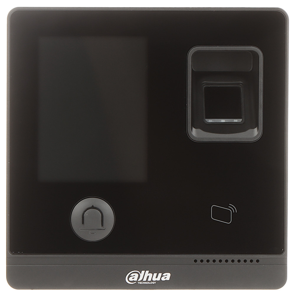 Автономный RFID‑считыватель Dahua ASI1212F, карта + пароль + отпечаток, 2‑канальный