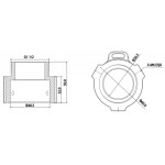 Монтажный адаптер для PTZ Dahua DH-PFA114
