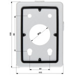 Коробка монтажная Dahua DH-PFA120-SG