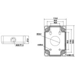 Коробка монтажная Dahua DH-PFA120-SG