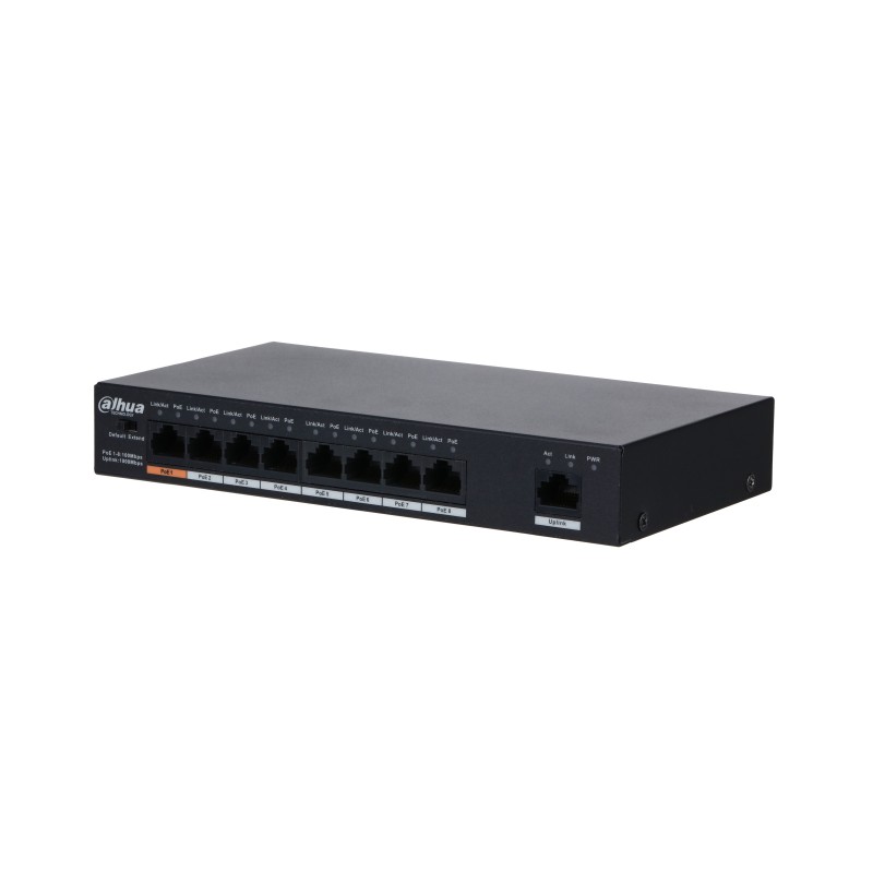 POE Неуправляемый коммутатор Dahua DH-PFS3009-8ET1GT-96-V2