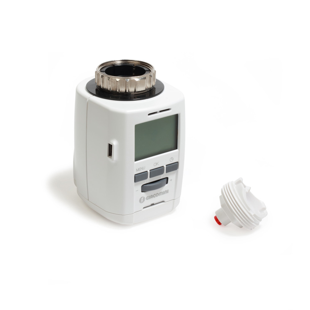 Электронная термостатическая головка Giacomini K470H с ЖК-дисплеем