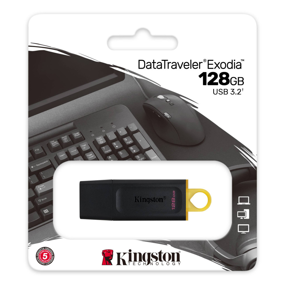 USB флеш-накопитель Kingston DataTraveler Exodia 128GB USB 3.2