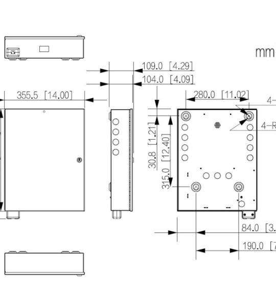 Контроллер доступа DHI‑ASB1C‑B, 1‑канальный, PoE, компактный