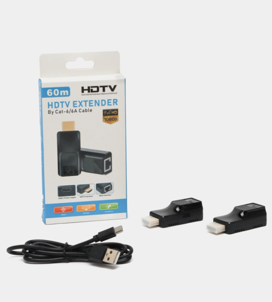 Адаптер-удлинитель HDMI по витой паре (RJ45) TX/RX