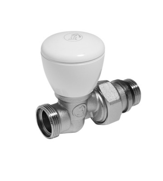 Прямой ручной клапан Giacomini R27TG с наружной резьбой