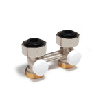 Прямой компактный узел нижнего подключения Giacomini R387L