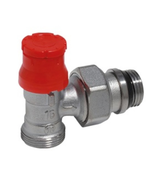 Угловой термостатический клапан Giacomini R411PTG с преднастройкой