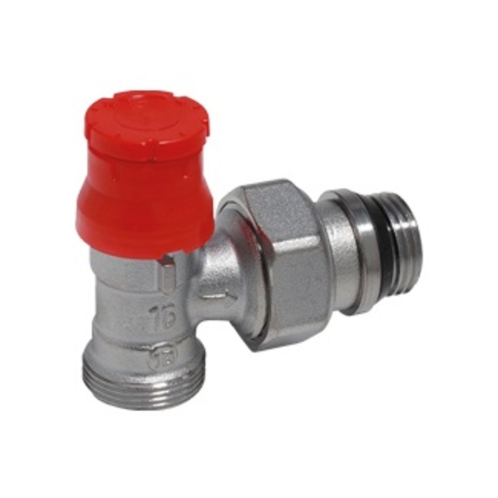 Угловой термостатический клапан Giacomini R411PTG с преднастройкой