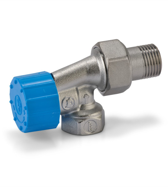 Угловой осевой клапан Giacomini R415H