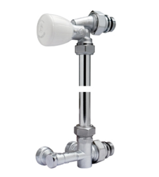 Угловая термостатическая группа Giacomini R436M для однотрубных систем