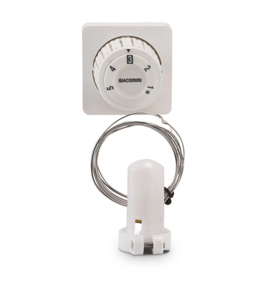 Термостатическая головка Giacomini R463 с выносным датчиком (капилляр 2 м)