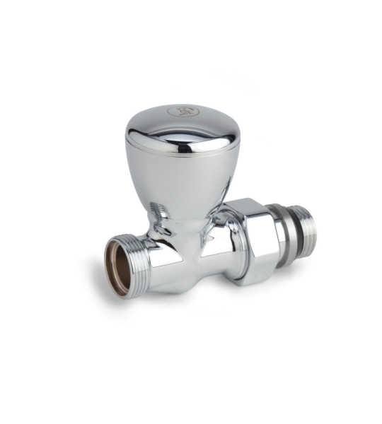 Прямой ручной клапан Giacomini T27C для полотенцесушителя