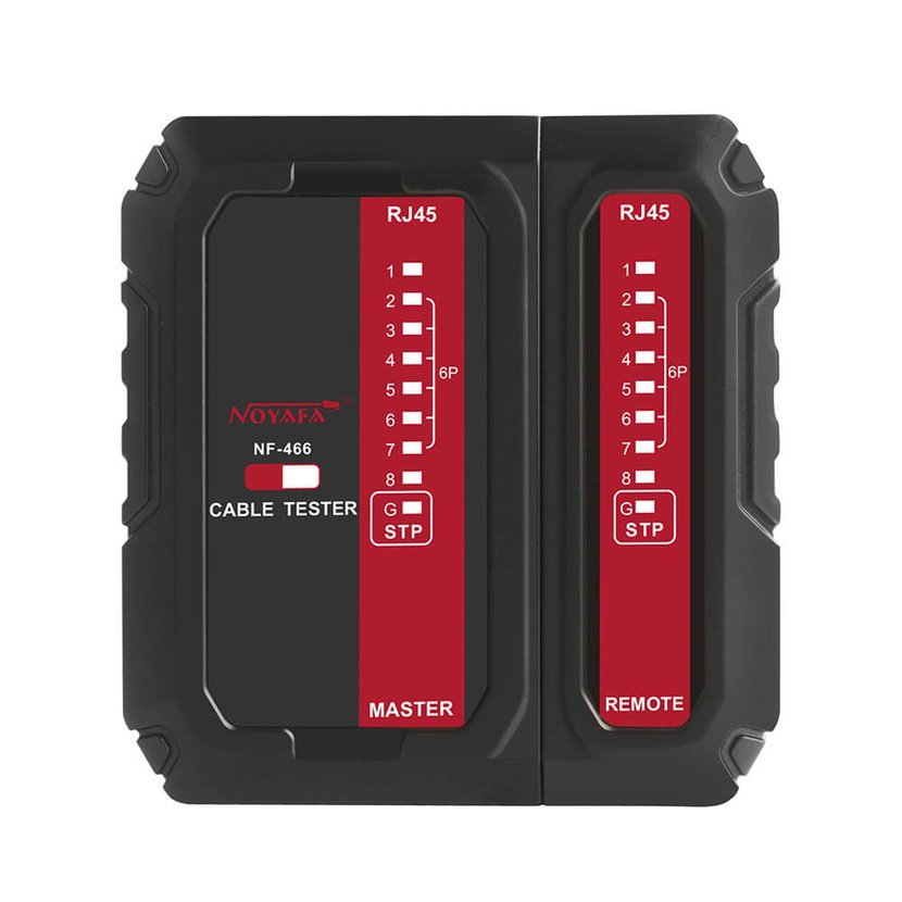 Кабельный тестер W-Star WSNF-466S для RJ45/RJ12 (с PoE защитой)