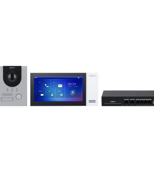 IP вызывная панель Dahua DHI‑VTO2201F‑P, 2‑канальная