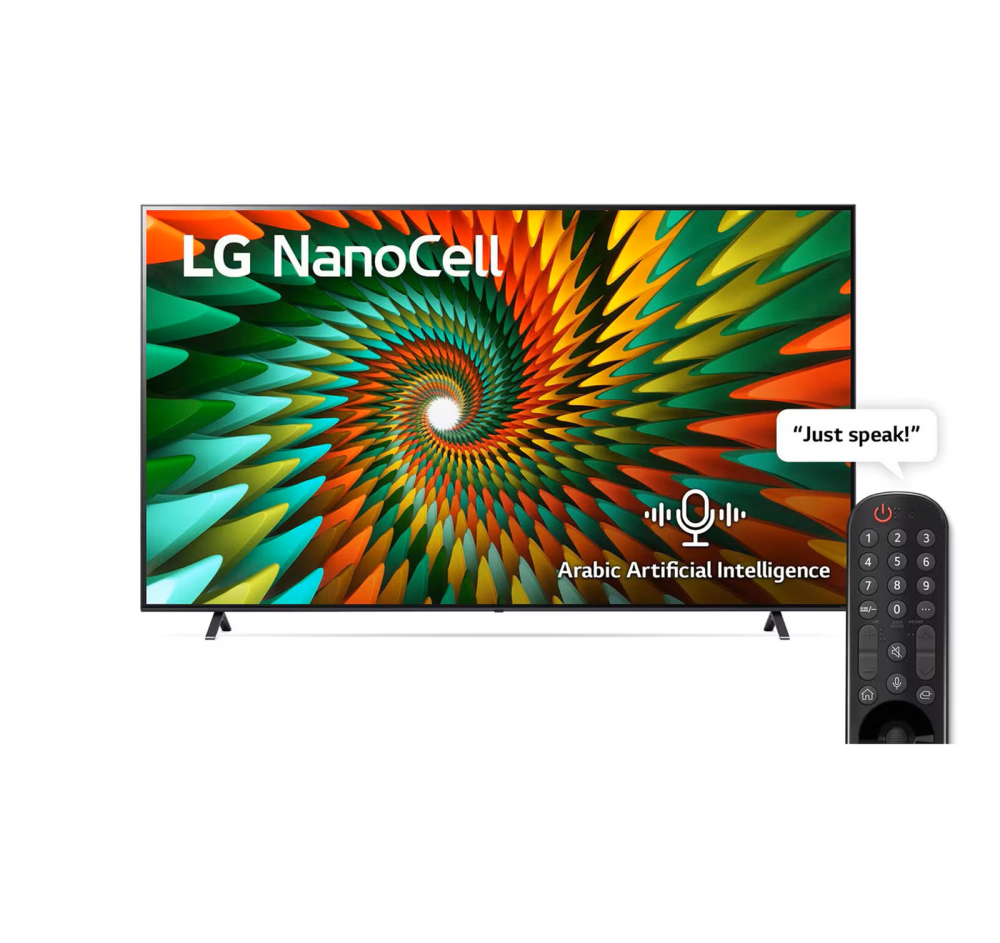 LG 86NANO776RA 86 NanoCell 4K Smart TV — α5 AI, HDR10/HLG, webOS