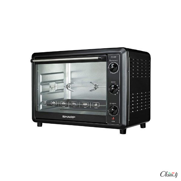 SHARP EO‑42K 42 л Электрический духовой шкаф с конвекцией и вертелом, 1 800 Вт, таймер 60 мин – готовьте как в ресторане